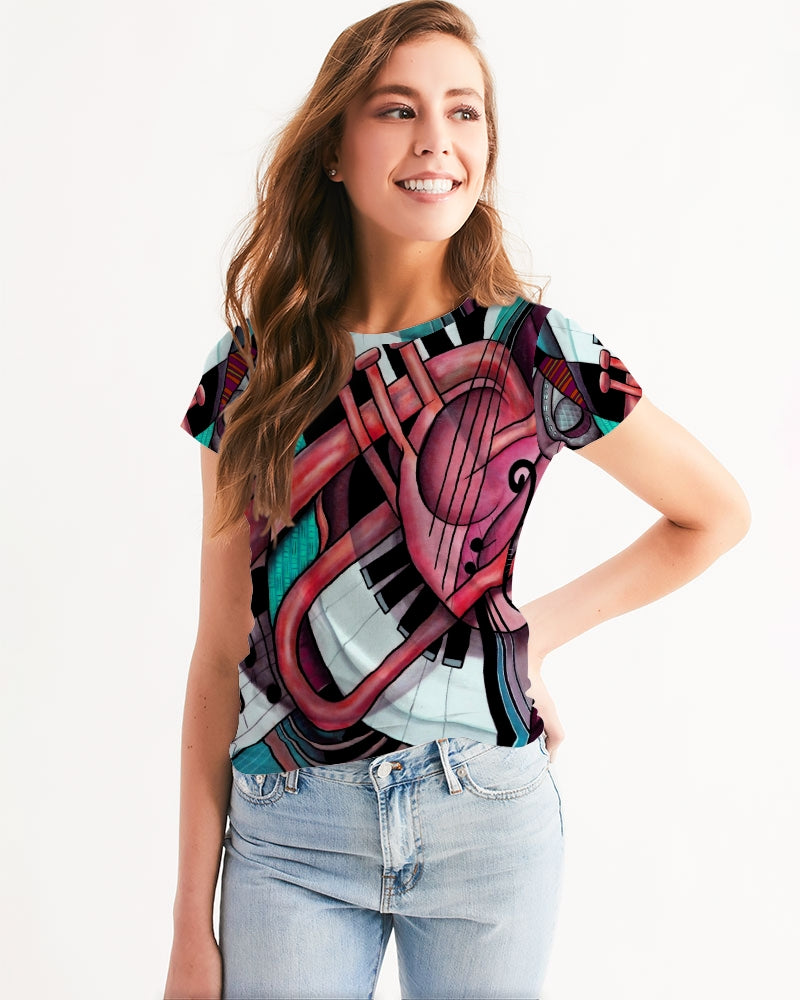 Jazzy Wine Women's Tee