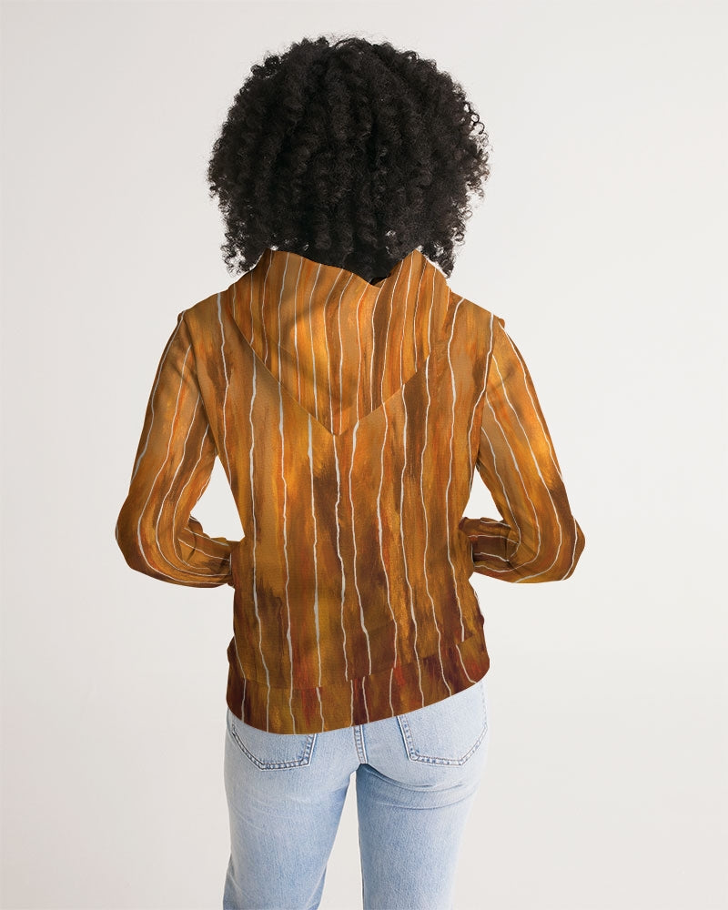Gradient Stream Rust Women's Hoodie