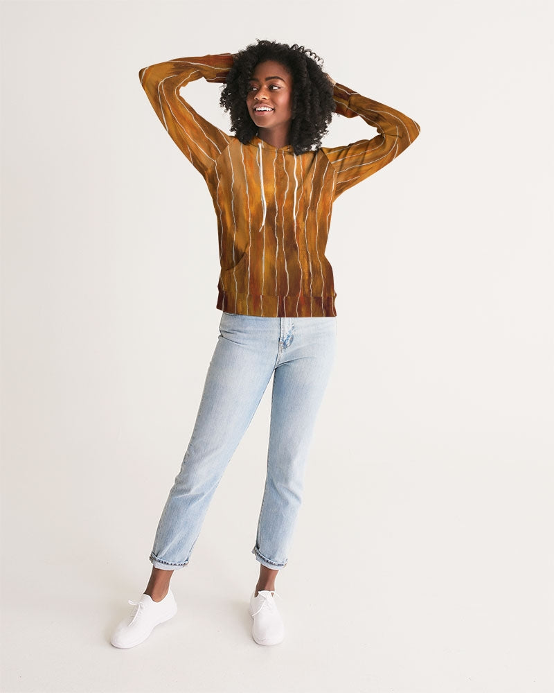 Gradient Stream Rust Women's Hoodie