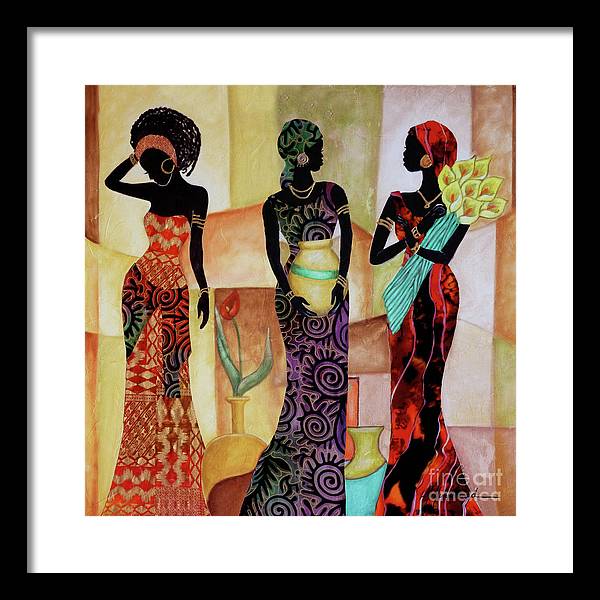 Fabric Queens Panel - Framed Print