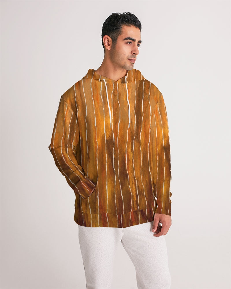 Gradient Stream Rust Men's Hoodie