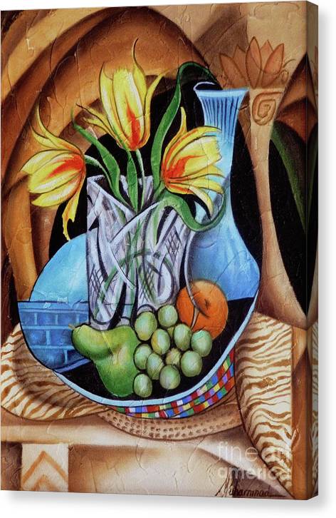 Fiesta Tulips - Canvas Print