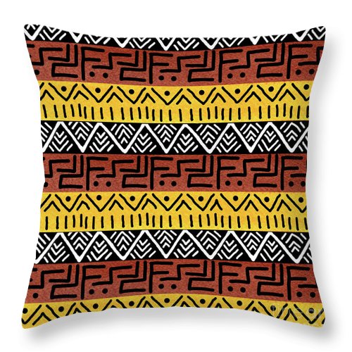 Kente 7 - Throw Pillow