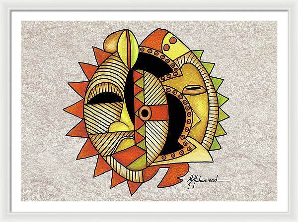 Mask 3 - Framed Print