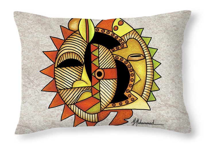 Mask 3 - Throw Pillow