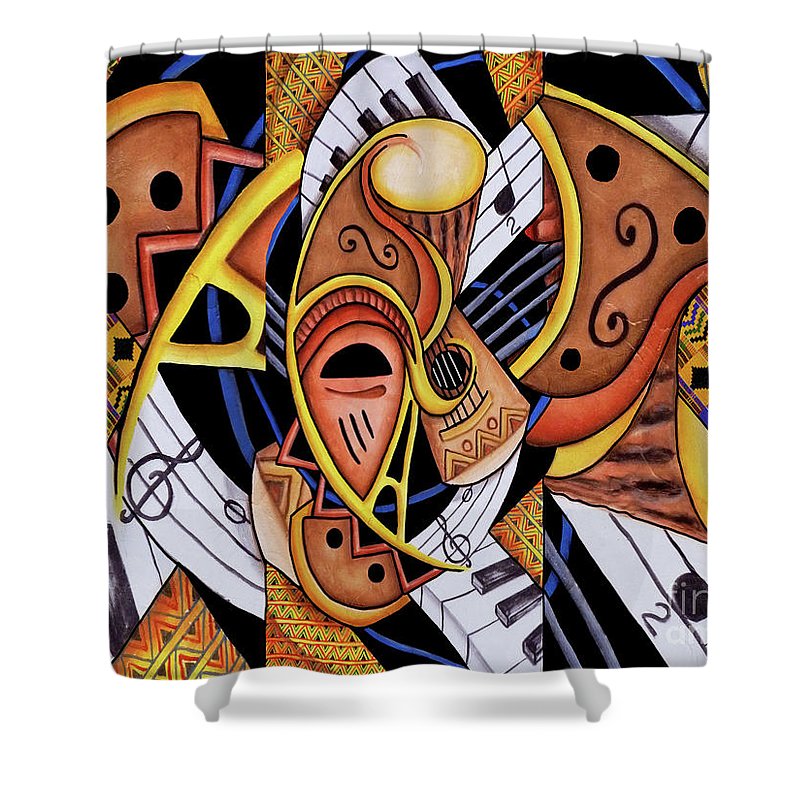 Mask Medley - Shower Curtain