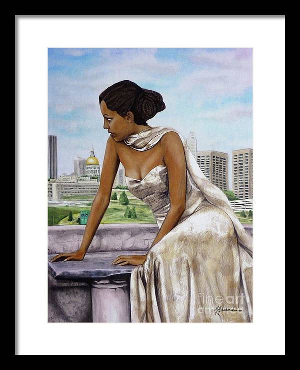 Muse Over Atlanta - Framed Print