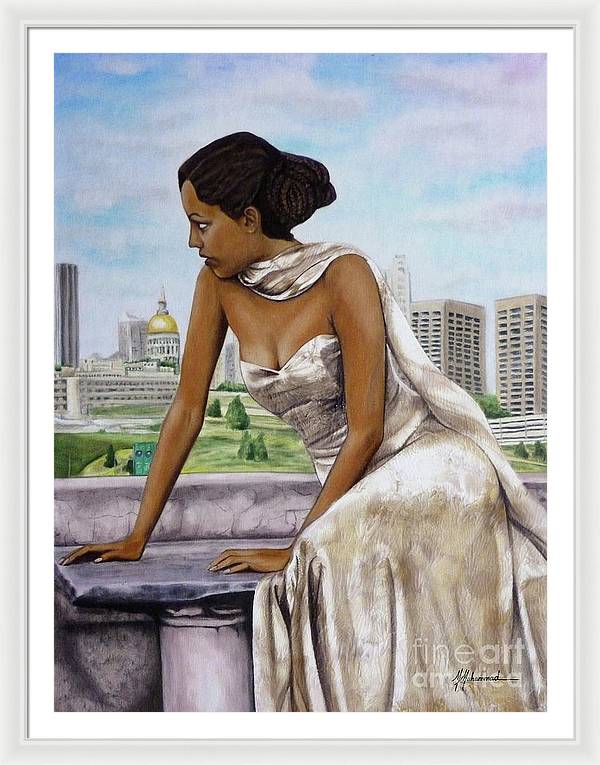 Muse Over Atlanta - Framed Print