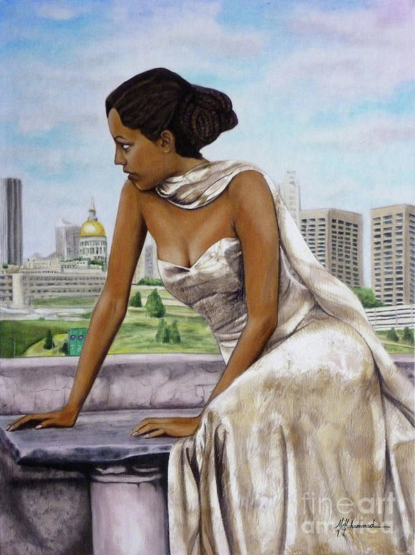 Muse Over Atlanta - Art Print