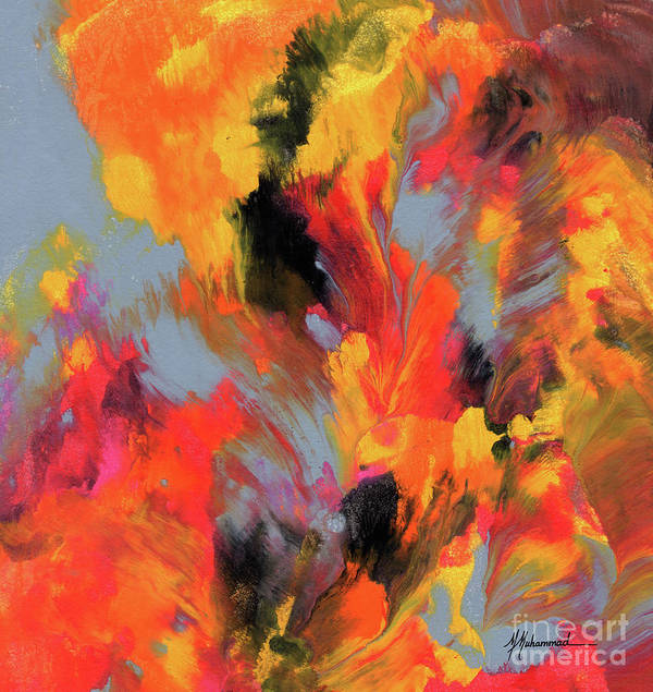 Orange Fling - Art Print