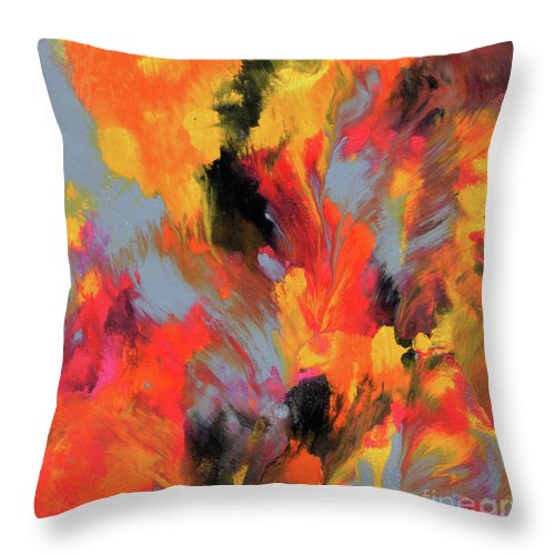Orange Fling - Throw Pillow