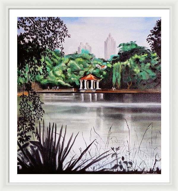 Piedmont Park View - Framed Print