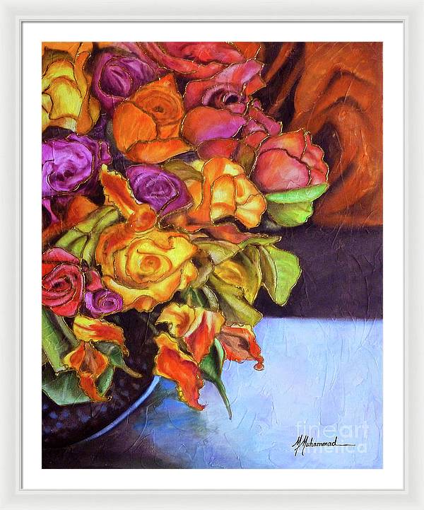 Rose Bouquet - Framed Print