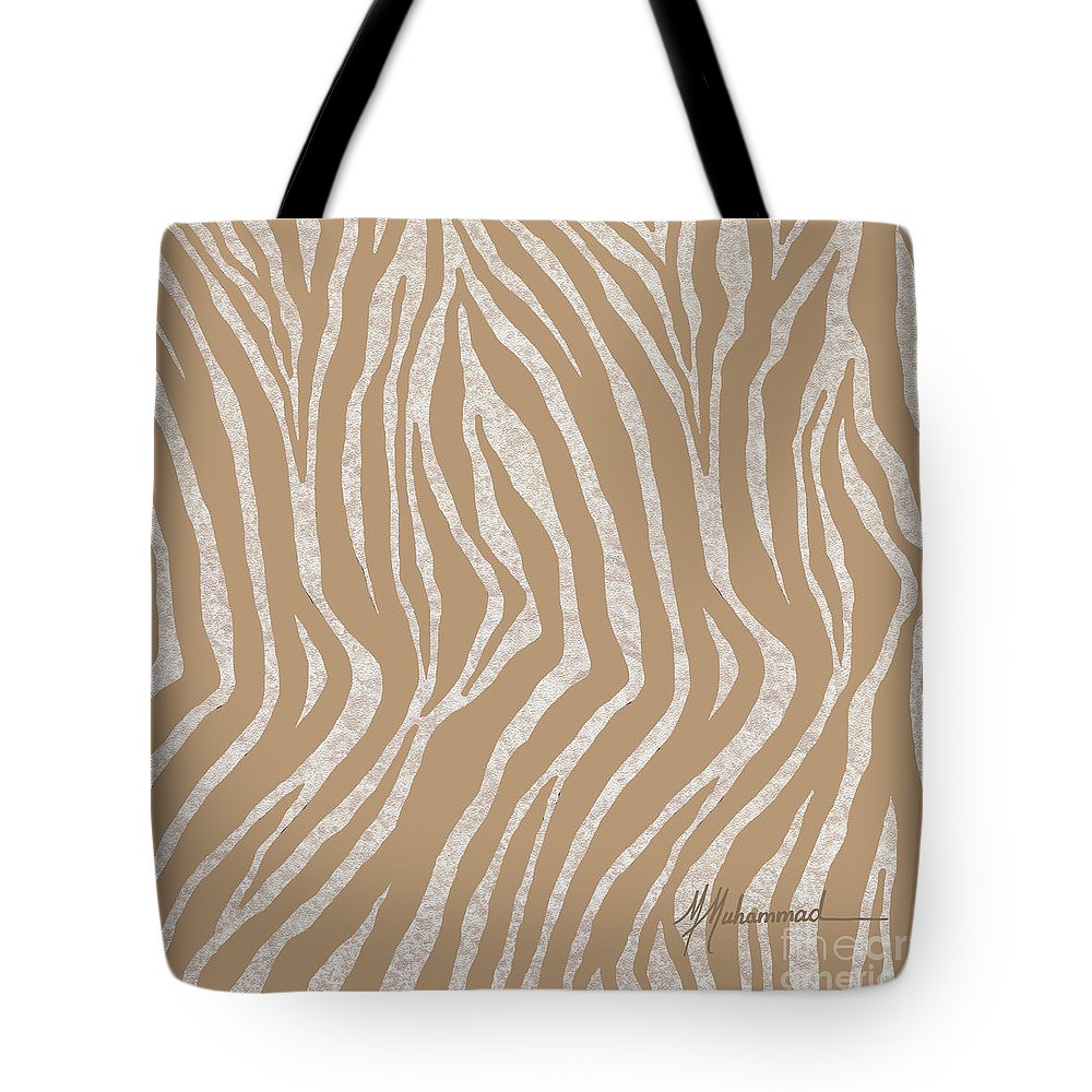 Tan Zebra 3 - Tote Bag