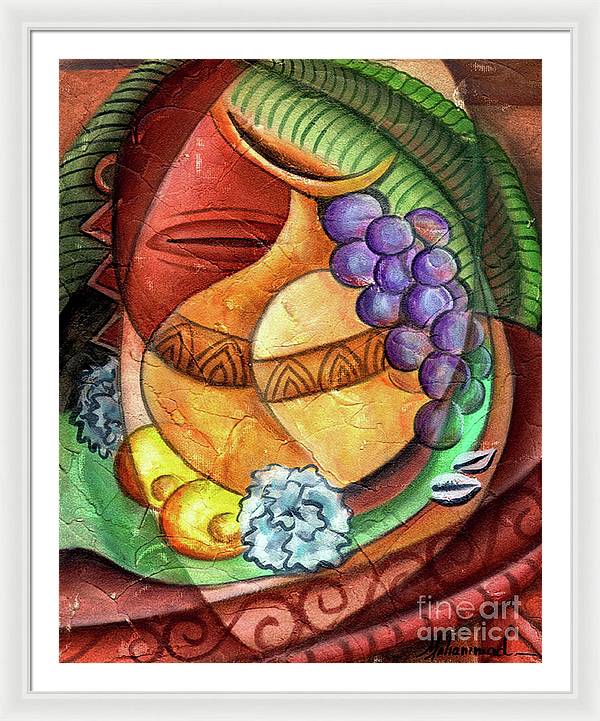 The Amber Vase - Framed Print