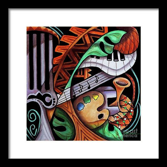 Tribute to the Arts - Framed Print