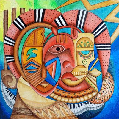 Maruvian Cultural Mix Masks
