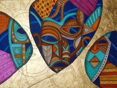 Maruvian Golden Yoruba Trio