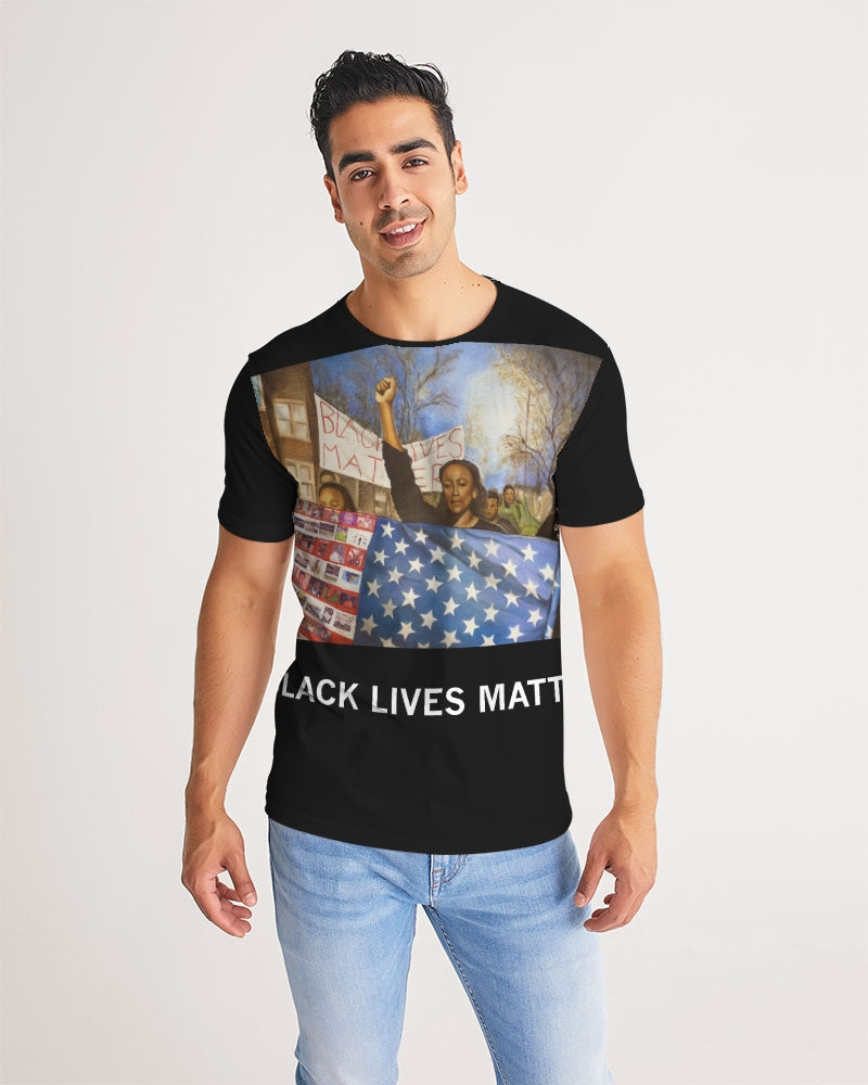 Black Lives Matter allover t shirt Men's Tee