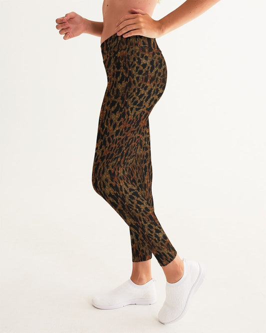 Rusty Leopard Overall Women's Yoga Pants