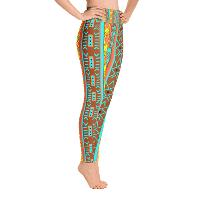 Afro-lines-southwest-yoga-leggings-side