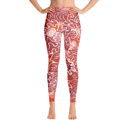 Floral-Spice-Yoga-leggings-front