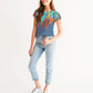 Color Drip Blue Women's Tee