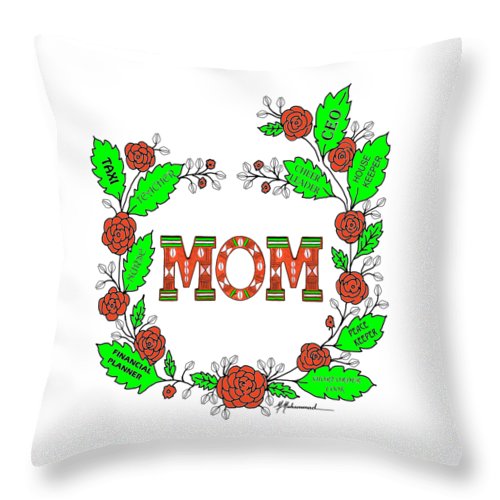 Super Mom - Throw Pillow