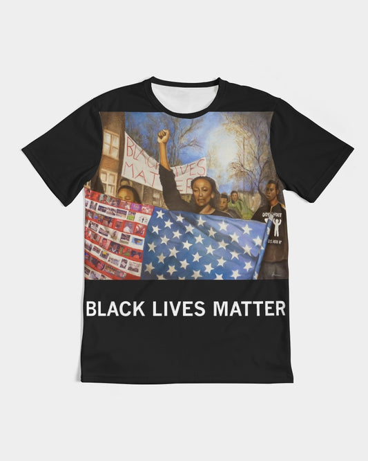 Black Lives Matter allover t shirt Men's Tee