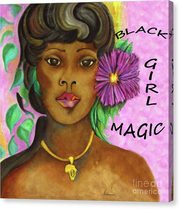 Black Girl Magic - Canvas Print