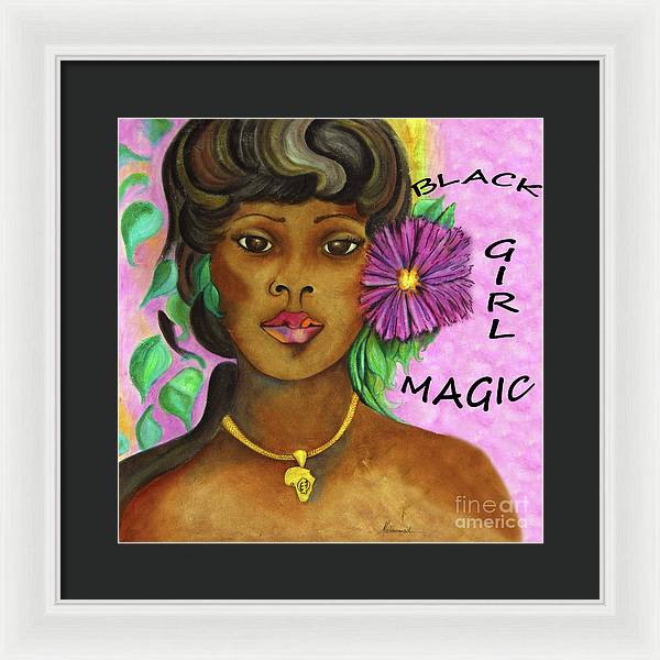 Black Girl Magic - Framed Print