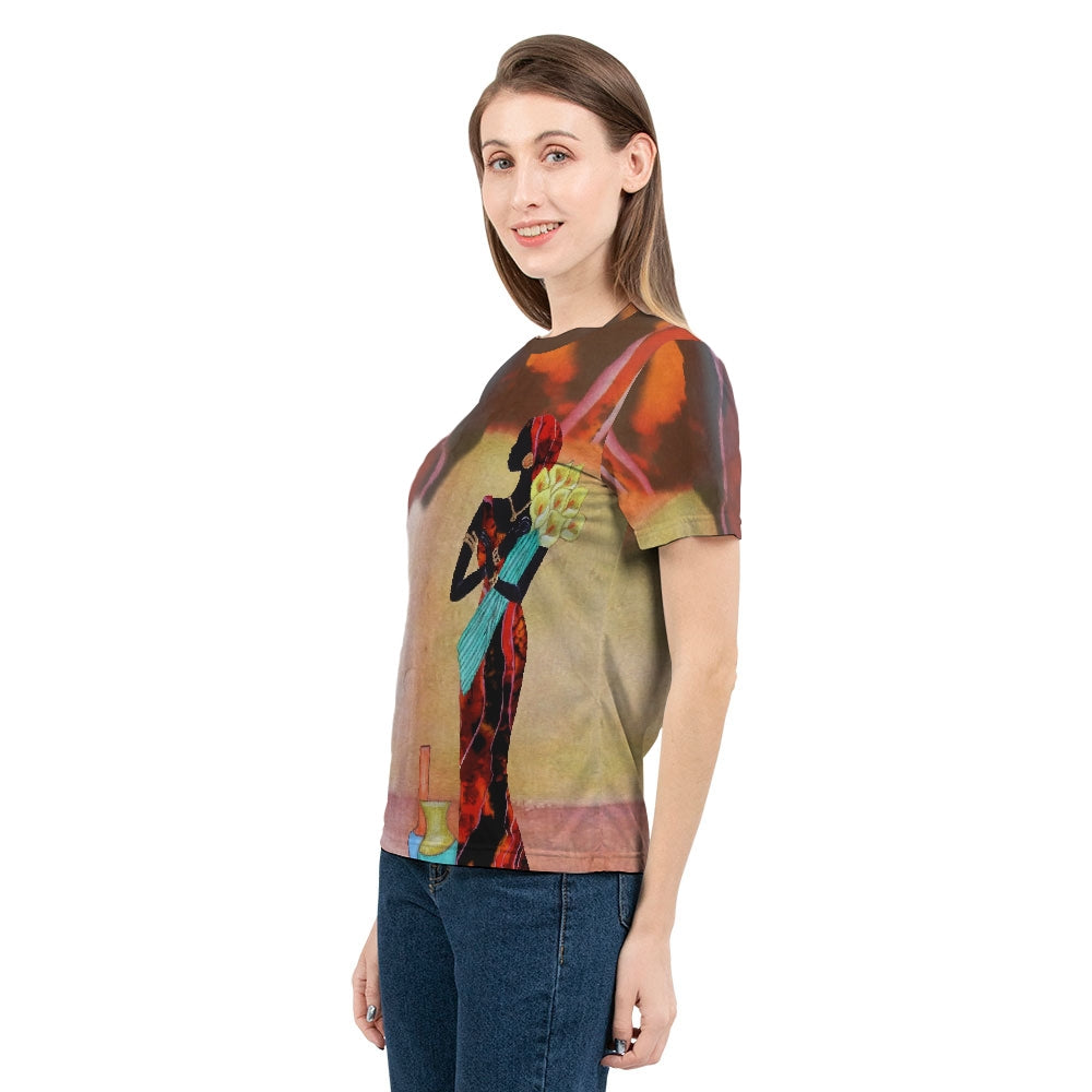 Fabric Queen & Rouge Women's Tee