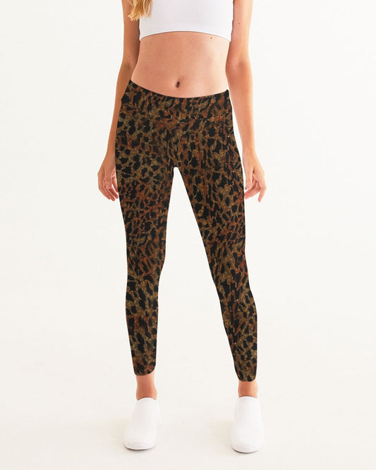 Rusty Leopard Overall Women's Yoga Pants