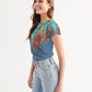 Color Drip Blue Women's Tee