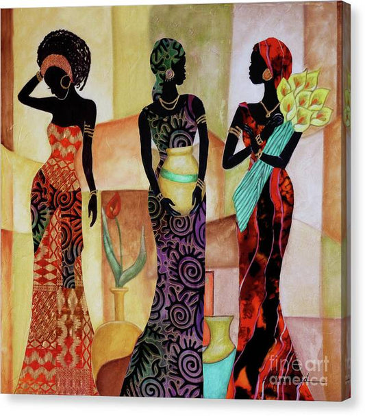 Fabric Queens Panel - Canvas Print