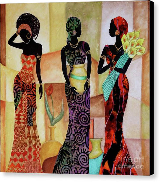 Fabric Queens Panel - Canvas Print