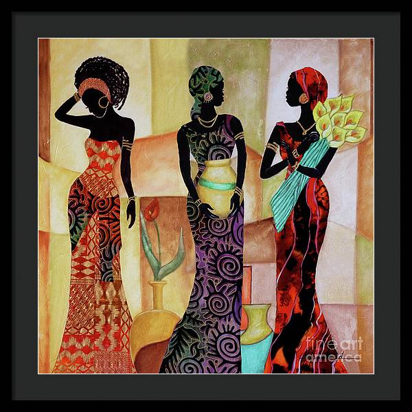Fabric Queens Panel - Framed Print