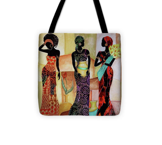 Fabric Queens Panel - Tote Bag