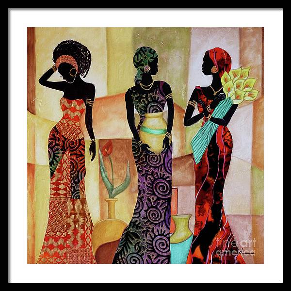 Fabric Queens Panel - Framed Print