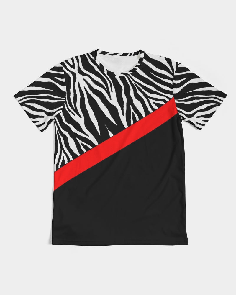Zebra Red Stripe Men's Tee