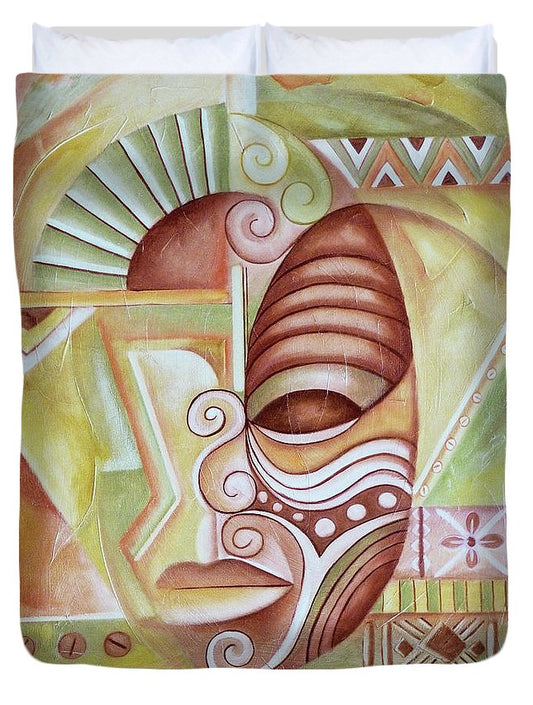 Maruvian Male Mask - Duvet Cover