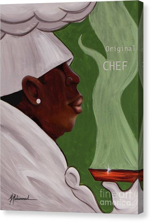 Original Chef Female - Canvas Print