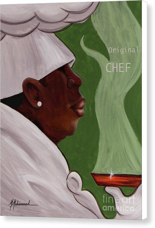 Original Chef Female - Canvas Print