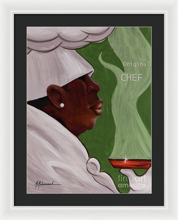 Original Chef Female - Framed Print