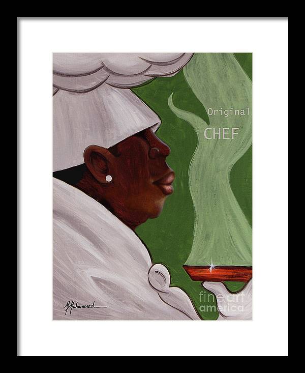 Original Chef Female - Framed Print