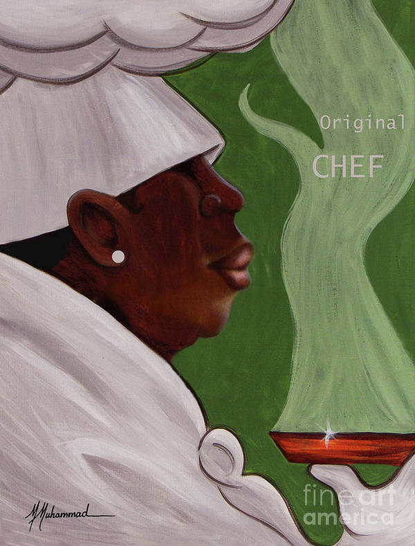 Original Chef Female - Art Print