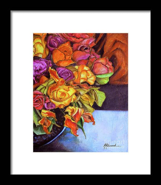 Rose Bouquet - Framed Print