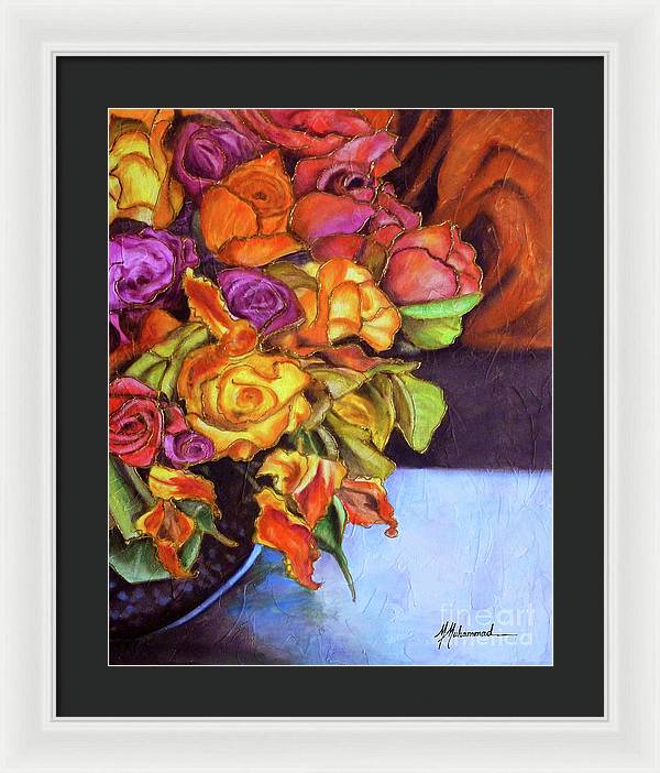 Rose Bouquet - Framed Print