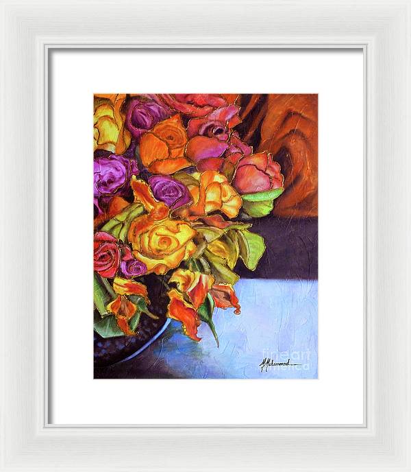 Rose Bouquet - Framed Print