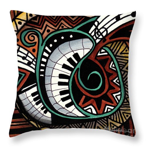 Round About - Throw Pillow